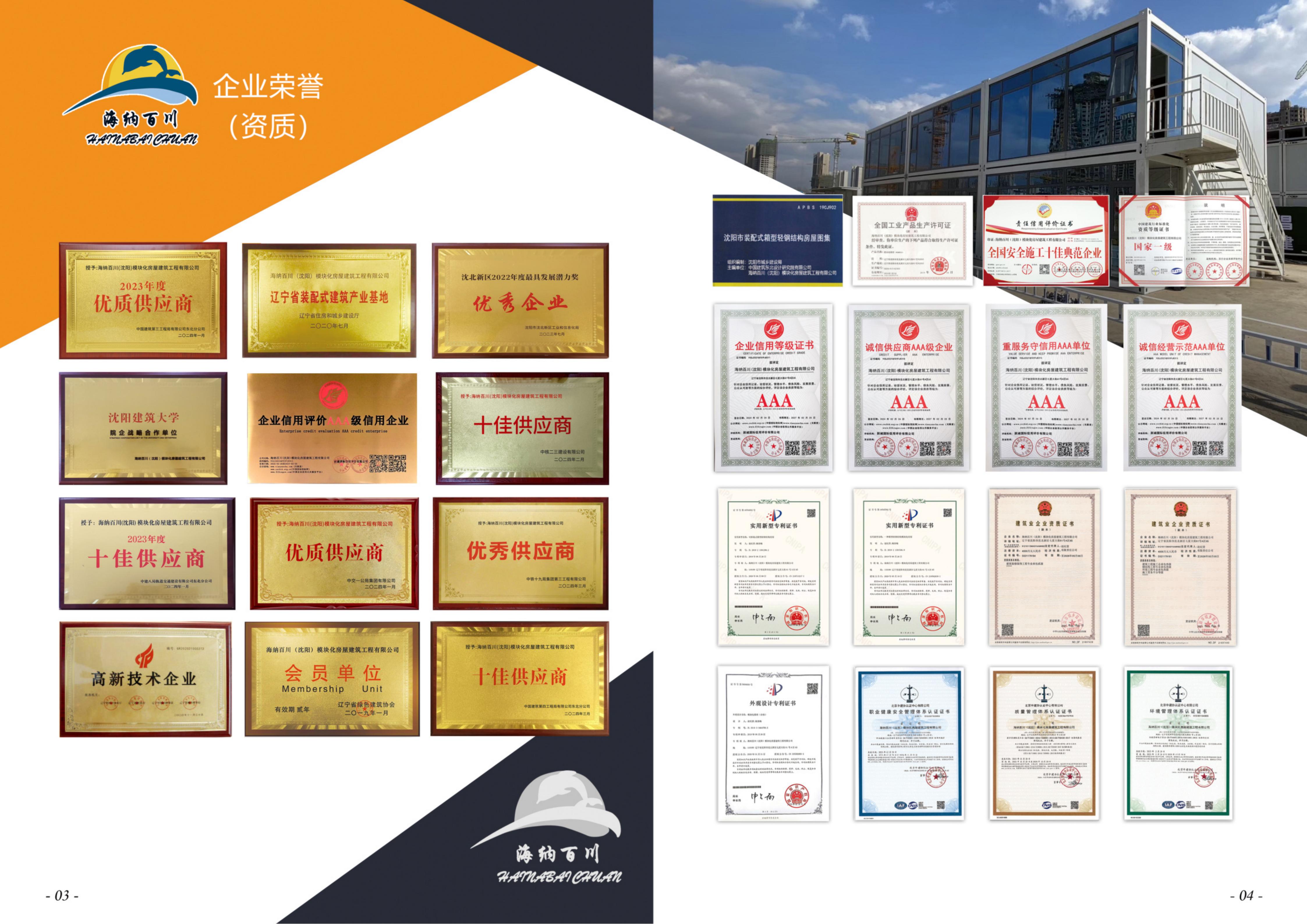 辽阳打包箱式房